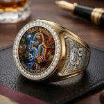 Iron Maiden 3D Engraved Ring
