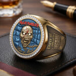 Iron Maiden 3D Engraved Ring