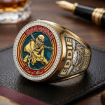 Iron Maiden 3D Engraved Ring