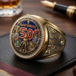 Iron Maiden 3D Engraved Ring