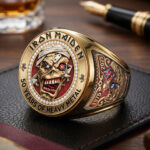 Iron Maiden 3D Engraved Ring