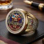 Iron Maiden 3D Engraved Ring