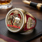 Iron Maiden 3D Engraved Ring