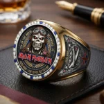Iron Maiden 3D Engraved Ring