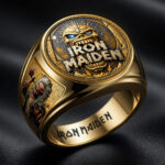Iron Maiden 3D Engraved Ring