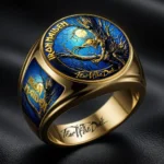 Iron Maiden 3D Engraved Ring