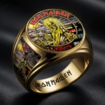 Iron Maiden 3D Engraved Ring