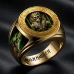 Iron Maiden 3D Engraved Ring