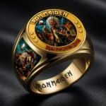Iron Maiden 3D Engraved Ring