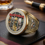 Iron Maiden 3D Engraved Ring