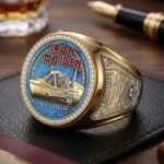 Iron Maiden 3D Engraved Ring