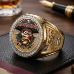 Iron Maiden 3D Engraved Ring