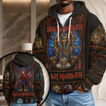 Iron Maiden 3D Unisex Waffle Hoodie