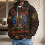 Iron Maiden 3D Unisex Waffle Hoodie - Image 4