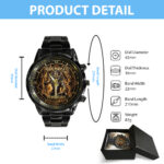 Iron Maiden Black Stainless Steel Watch - Image 4