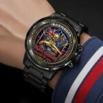 Iron Maiden Black Stainless Steel Watch - Image 3