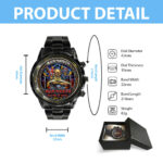 Iron Maiden Black Stainless Steel Watch - Image 5