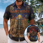 Iron Maiden Short Sleeve Button-Down Shirt