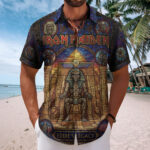 Iron Maiden Short Sleeve Button-Down Shirt - Image 2
