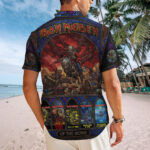 Iron Maiden Short Sleeve Button-Down Shirt - Image 3