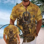 Iron Maiden Short Sleeve Button-Down Shirt
