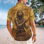 Iron Maiden Short Sleeve Button-Down Shirt - Image 3