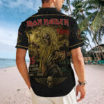 Iron Maiden Short Sleeve Button-Down Shirt - Image 3