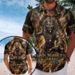 Iron Maiden Short Sleeve Button-Down Shirt