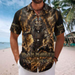 Iron Maiden Short Sleeve Button-Down Shirt - Image 2
