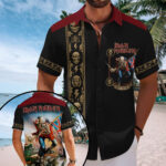 Iron Maiden Short Sleeve Button-Down Shirt