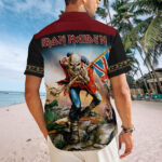 Iron Maiden Short Sleeve Button-Down Shirt - Image 3