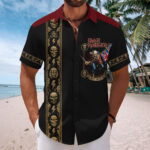 Iron Maiden Short Sleeve Button-Down Shirt - Image 2