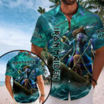 Iron Maiden Short Sleeve Button-Down Shirt