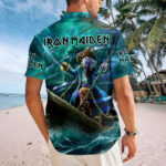 Iron Maiden Short Sleeve Button-Down Shirt - Image 3
