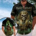 Iron Maiden Short Sleeve Button-Down Shirt