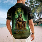 Iron Maiden Short Sleeve Button-Down Shirt - Image 3