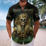 Iron Maiden Short Sleeve Button-Down Shirt - Image 2
