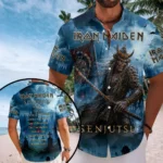Iron Maiden Short Sleeve Button-Down Shirt