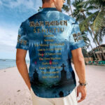 Iron Maiden Short Sleeve Button-Down Shirt - Image 3