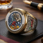 Iron Maiden: The Number of The Beast 3D Engraved Ring