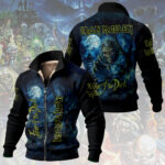 Iron Maiden Thick Knit Fleece Jacket