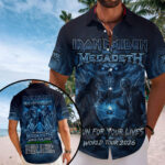 Iron Maiden x Megadeth 2026 World Tour Short Sleeve Button-Down Shirt