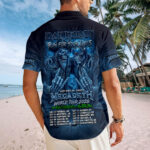 Iron Maiden x Megadeth 2026 World Tour Short Sleeve Button-Down Shirt - Image 3