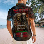 Iron Maiden x Megadeth 2026 World Tour Short Sleeve Button-Down Shirt - Image 3