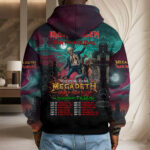 Iron Maiden x Megadeth 3D Unisex Waffle Hoodie - Image 5