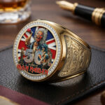 Iron Maiden 3D Engraved Ring