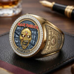 Iron Maiden 3D Engraved Ring
