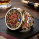 Iron Maiden 3D Engraved Ring