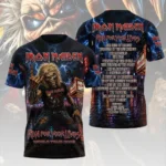 Iron Maiden 2026 World Tour 3D Apparel