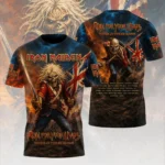 Iron Maiden 2026 World Tour 3D Apparel
